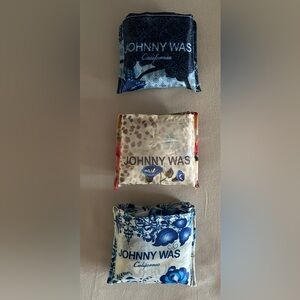 3 Reusable Johnny Was bags.